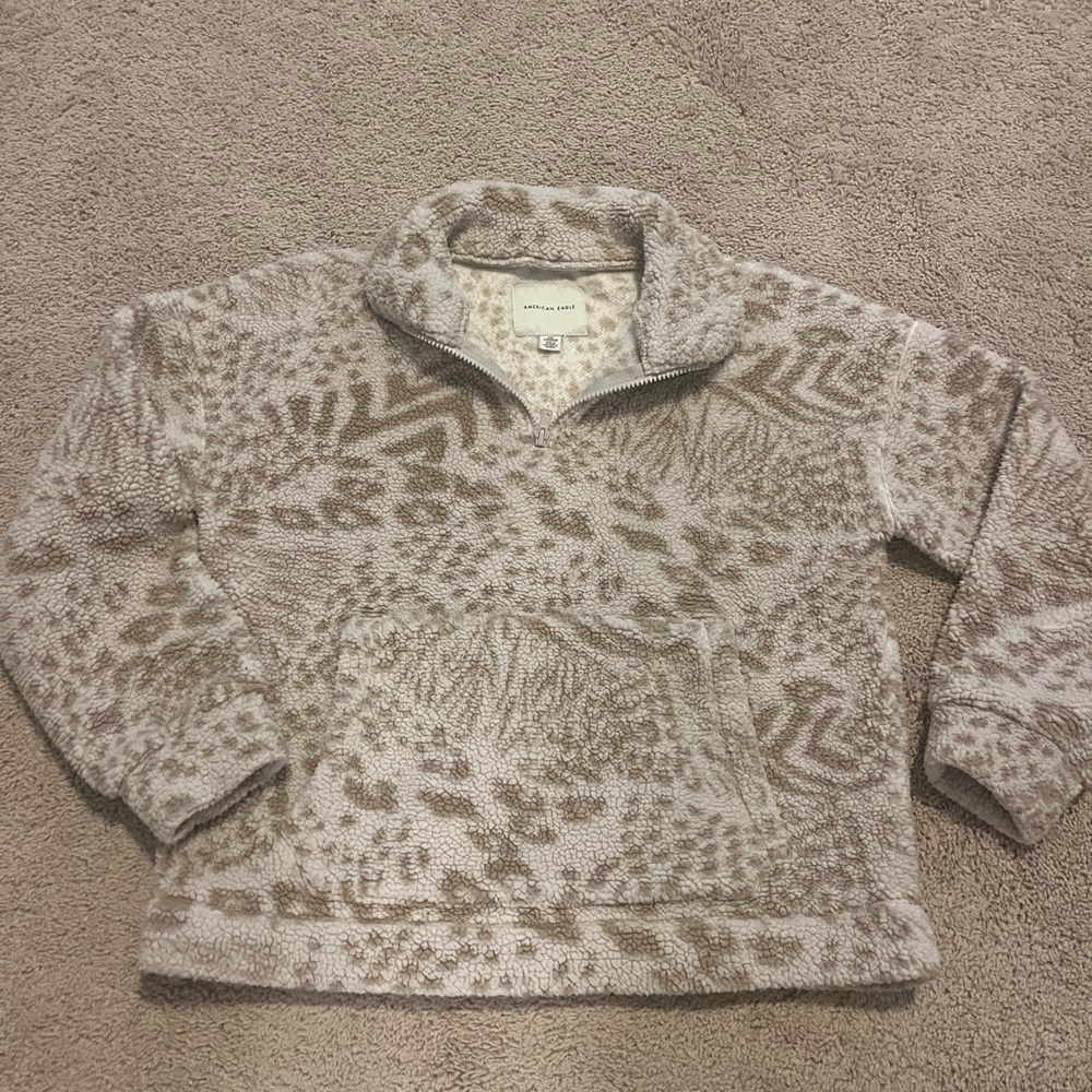 Size XXS oversized American Eagle Sherpa pullover